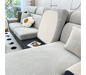 Funda Impermeable para Cojín de Asiento de Sofá Jacquard para Sala de Estar, Mascotas, Niños, Funda Protectora, Funda para Sofá,