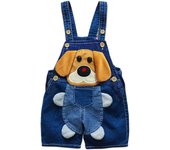 IENENS Kids Baby Boys Jumper Dungarees Pants Denim Shorts Jeans Cartoon Overalls Toddler Infant Girls Playsuit Clothing Trousers 1-3 Years