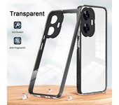 KEYSION Shockproof Clear Case for Realme C55 C53 Transparent Soft TPU Silicone+PC Phone Cover for OPPO Realme Narzo N53 N53