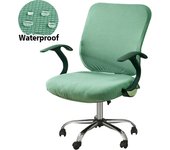 Chair Cover Thicken Solid Office Computer Spandex Split Seat Cover Universal Office Anti-dust Armchair Cover