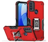 KEYSION Shockproof Armor Case for Motorola MOTO E40 E30 E20 Silicone + PC Ring Stand Phone Back Cover for MOTO G22 G200 5G G50