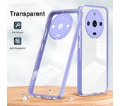 KEYSION Shockproof Clear Case for Realme 11 Pro+ 5G Transparent Soft TPU Silicone + PC Phone Cover for OPPO Realme 11 Pro 5G