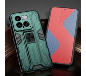 KEYSION Shockproof Armor Case for Xiaomi 14 Pro 5G Soft Silicone+PC Kickstand Phone Back Cover for Redmi Note 13 5G 13 Pro+ 5G
