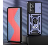 KEYSION Shockproof Case for Samsung A53 A73 A33 5G A03 Core Push Pull Camera Protection Phone Cover for Galaxy S21 FE 5G