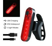 WEST BIKING Professional Bicycle Light Waterproof USB Rechargeable Cycling Flashlight MTB Road Bike LED Headlight Rear Lamp