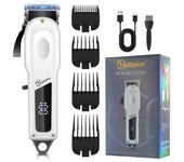 Hatteker Electric Hair Trimmer Professional Salon High Power Hair Clippers Home Use Beard Razor Pusher USB Charging