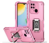 KEYSION Shockproof Armor Case for Redmi 10C 10A Ring Stand Phone Back Cover for Xiaomi Redmi Note 9 Pro 9S