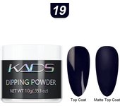 KADS 37 Colors Pure Shining Colors 10g Nail Dipping Powder Dip Glitter Dust Chrome Pigment Decoration Manicure