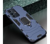 KEYSION Shockproof Armor Case for VIVO V23 5G V23 Pro Y76 5G Y76S Y74S Y55S S12 Ring Stand Phone Back Cover for iQOO U5 Neo 5S
