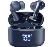 T20 Wireless Earbuds Bluetooth Headphones 48.5H Playtime with LED Digital Display, IPX8 Waterproof, Dual Mic Call Noise Cancell