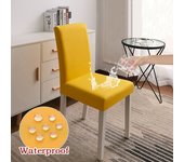 coolazy Funda de Asiento de Spandex Impermeable Fundas Elásticas Elásticas para Sillas para Banquete de Bodas Comedor 1 pieza