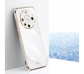 KEYSION Luxury 6D Plating Case for Huawei Mate 60 Pro TPU Silicone Square Shockproof Phone Cover for Huawei Mate 50 Pro 40 30 20
