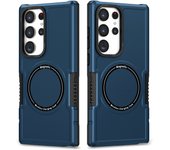 KEYSION Magnetic Wireless Charging Case for Samsung S23 Ultra S22+ Plus S21 FE Shockproof Phone Cover for Galaxy Note 20 Ultra