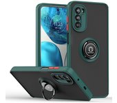 KEYSION Matte Case for Motorola MOTO G52 G71 G51 5G G41 G31 G50 G60 S Transparent Shockproof Ring Phone Cover for MOTO G 5G 2022