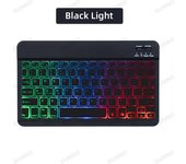 RGB Backlit Keyboard For Tablet iPad Phone PC Android IOS Windows Bluetooth-compatible Rechargeable 10inch Wireless Keyboard