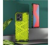 KEYSION Shockproof Case for Realme 9 Pro+ 9i C35 Transparent Honeycomb Phone Back Cover for OPPO Reno 7 Pro 7 Z 5G Find X5 Lite