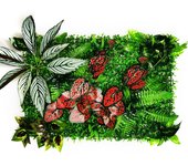 40 * 60cm plantas artificiales césped foto de fondo pared hojas de hierba boda decoración alfombra verde césped decoración del hogar plantas falsas