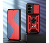 KEYSION Shockproof Case for Samsung A54 5G A34 A24 A14 A13 A04S Slide Camera Lens Protection Ring Phone Cover for Galaxy M23 M52