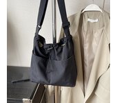 New Women's Bag Solid Color Tote Bag Commuting Shoulder Bag Leisure Simple Mommy Go Out Bag Large Capacity Nylon Handbag
