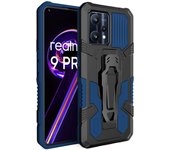 KEYSION Shockproof Armor Case for Realme Narzo 50 Pro 5G 50A Prime C35 C31 Stand Back Clip Phone Cover for OPPO A16S A16K A16E