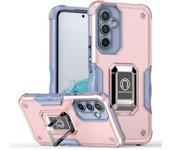 KEYSION Shockproof Armor Case for Samsung A54 A34 A14 5G Metal Ring Stand Camera Protection Phone Cover for Galaxy M13 5G