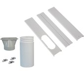 de ventilación de CA para ventana corrediza de aire acondicionado portátil,  de sello universal, adaptador de  de escape de 5.1 "de