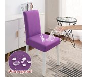 coolazy Funda de Asiento de Spandex Impermeable Fundas Elásticas Elásticas para Sillas para Banquete de Bodas Comedor 1 pieza