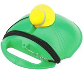 Entrenador de tenis Pelota de  Entrenador de tenis de un solo  con pelota de tenis Portátil con mango Ayuda de entrenamiento de tenis