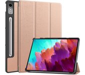 For Lenovo Tab P12 Case 12.7 inch 2023 Tri-Folding Stand Magnetic Smart Folio Cover for Lenovo Xiaoxin Pad Pro 12 7 12.7 Case