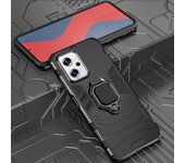 KEYSION Shockproof Armor Case for Xiaomi POCO X4 GT 5G Ring Stand Phone Back Cover for Redmi Note 11T Pro+