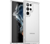 KEYSION Transparent Shockproof Case for Samsung S23 Ultra 5G S22+Plus S23 FE Clear Soft TPU Silicone Cover for Galaxy Note 20 10