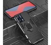 KEYSION Shockproof Case for Realme 9 Pro+ Plus 9i C35 Ring Stand Phone Back Cover for OPPO Reno 7 Pro 5G 7 Z 5G Find X5 Lite