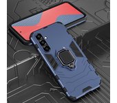 KEYSION Shockproof Armor Case for Samsung A54 5G A34 A14 A13 A04S Silicone+PC Ring Stand Phone Cover for Galaxy M23 M14 M52 M13