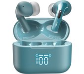 T20 Wireless Earbuds Bluetooth Headphones 48.5H Playtime with LED Digital Display, IPX8 Waterproof, Dual Mic Call Noise Cancell