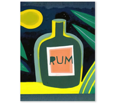 Tiki Cocktail Mojito Bar Poster Summer Colour Print on Canvas Vintage Wall Art for Home Bar Living Room Restaurant Decoration