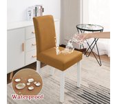 coolazy Funda de Asiento de Spandex Impermeable Fundas Elásticas Elásticas para Sillas para Banquete de Bodas Comedor 1 pieza