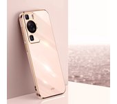 KEYSION Luxury Plating Case for Huawei P60 Pro P50 Pro Soft Silicone Square Shockproof Phone Cover for Huawei P40 P30 P20 Lite