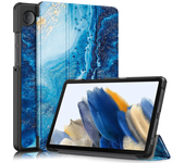 For Samsung Tab A9 Case SM-X110 SM-X115 Trifold PU Leather Magnetic Stand Hard Tablet Funda For Galaxy Tab A9 8.7 inch 2023 Case
