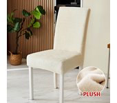 coolazy Funda de Felpa para Silla Fundas Elásticas para Silla Fundas de asiento para Cocina Comedor Banquete de Bodas Hotel