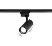 3-wire LED Track Light AC110-240V Ceiling Spot 10-30W Ceiling Lamp for Living Room Kitchen Line Lighting Rail Systems Spotlight