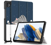 For Samsung Tab A9 Case SM-X110 SM-X115 Trifold PU Leather Magnetic Stand Hard Tablet Funda For Galaxy Tab A9 8.7 inch 2023 Case