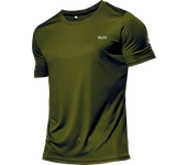 Camiseta De Entrenamiento Para Hombre Quick Dry Manga Corta Secado Rápido Transpirable Para Gimnasio Running Ejercicio Deporte