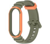 Strap for Mi Band 8 7 6 5 Silicone Bracelet for Mi Band 7 6 Strap Man Woman Breathable Rubber Watchband