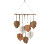 Colgante de Pared de Macramán Tapiz Tejido Boho para Sala de Estar, Boda, Dormitorio