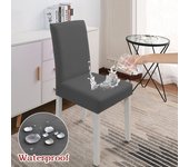coolazy Funda de Asiento de Spandex Impermeable Fundas Elásticas Elásticas para Sillas para Banquete de Bodas Comedor 1 pieza