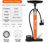 WEST BIKING 160PSI Bicycle Air Pump Schrader Presta Steel Body MTB Road Bike Ball High Pressure Tire Inflator Cycling Pump