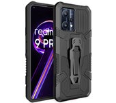KEYSION Shockproof Armor Case for Realme Narzo 50 Pro 5G 50A Prime C35 C31 Stand Back Clip Phone Cover for OPPO A16S A16K A16E