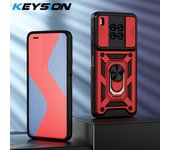 KEYSION Shockproof Case for Huawei Y9A Y7A Push Pull Camera Protection Phone Cover for Huawei Y9 Prime 2019