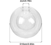 Vintage 100mm 120mm G9 Decor Glass Globe Lamp Shade Opal Sphere Ball in Ball Light Cover For G9 Socket Lantern Decorative Lamp