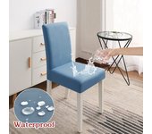 coolazy Funda de Asiento de Spandex Impermeable Fundas Elásticas Elásticas para Sillas para Banquete de Bodas Comedor 1 pieza